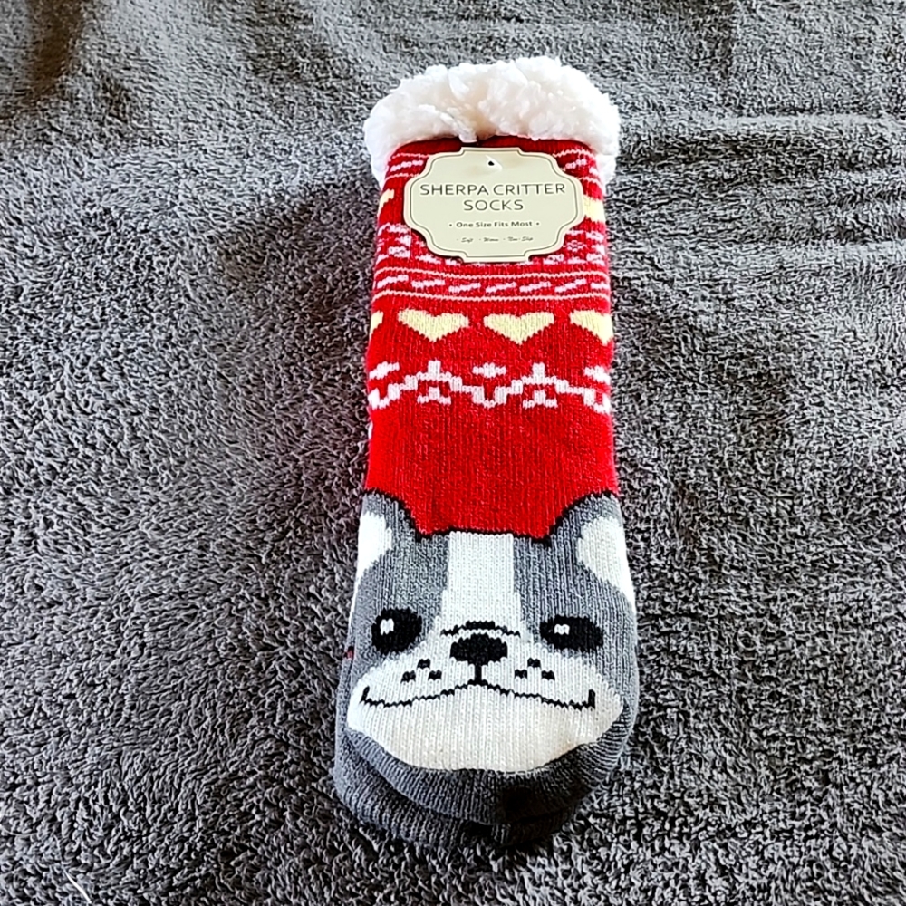 Sherpa critter socks